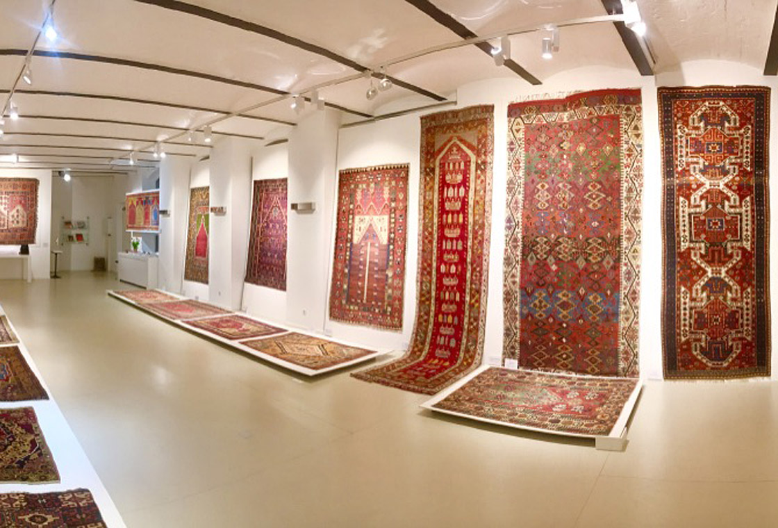 view of the exhibition woven paradise
